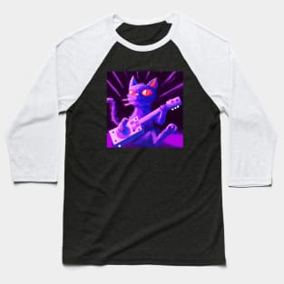 Purple Cat Has a Rock Show and Everybody Comes Baseball T-Shirt